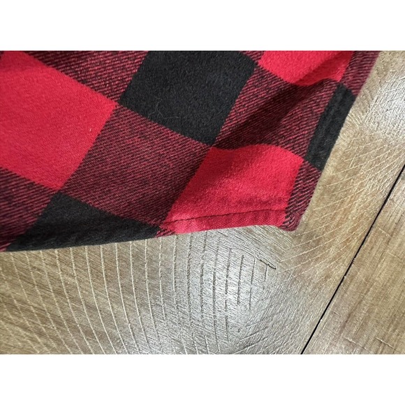 Vintage Field & Stream Red Black Plaid Flannel Mens Long Sleeve Button Shirt XXL - Picture 15 of 16